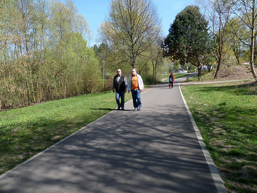 Neuer Weg entlang des Packereigrabens