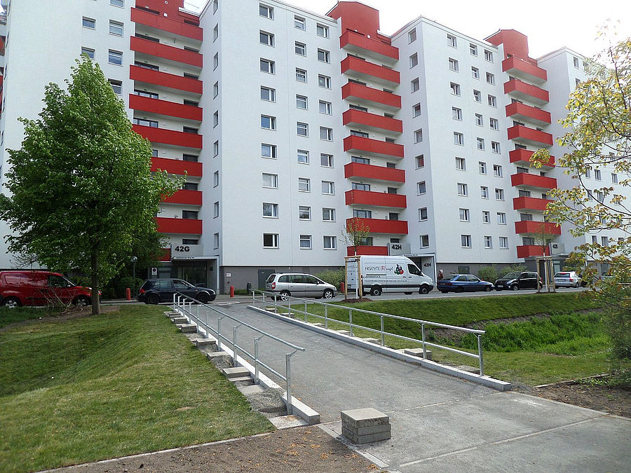 Neue Querung über den Bruchstückegraben in Richtung Lübarser Feldflur