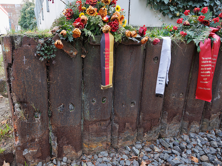 verrostete Stahlelemente