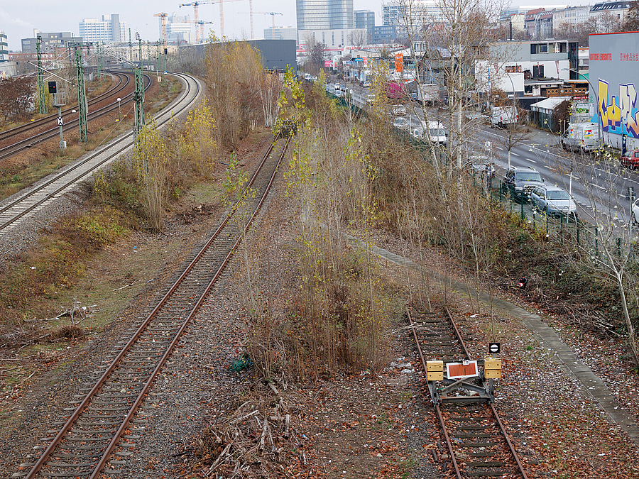 Gleisanlagen von oben