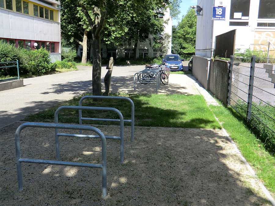 Dringender Wunsch der Schule: Fahrradständer