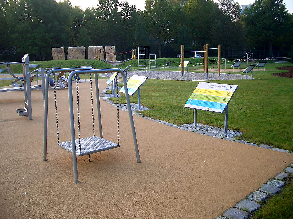 Fitnessgeräte aus Metall