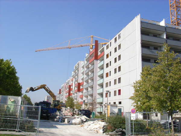 Rückbau Wohnblock