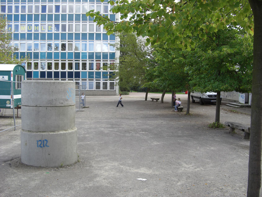 Schulhof vor dem Umbau