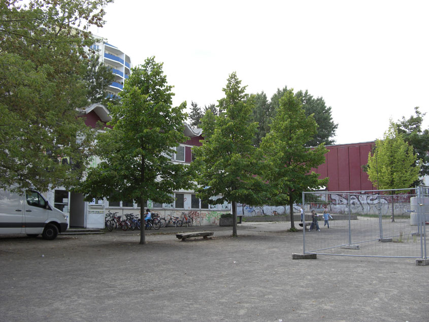 Schulhof vor dem Umbau