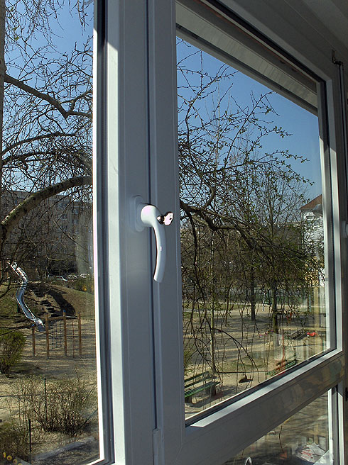 Alle Fenster sind abschließbar